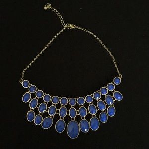 Blue and Gold Charlotte Russe Necklace